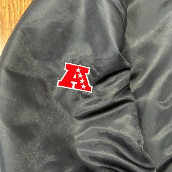 Baltimore Ravens NFL Pro Line Black Satin Jacket - Picture 4 of 11